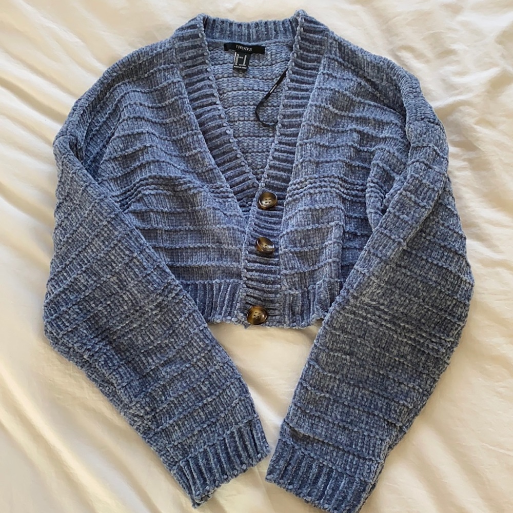 Chunky Cropped Knit cardigan
